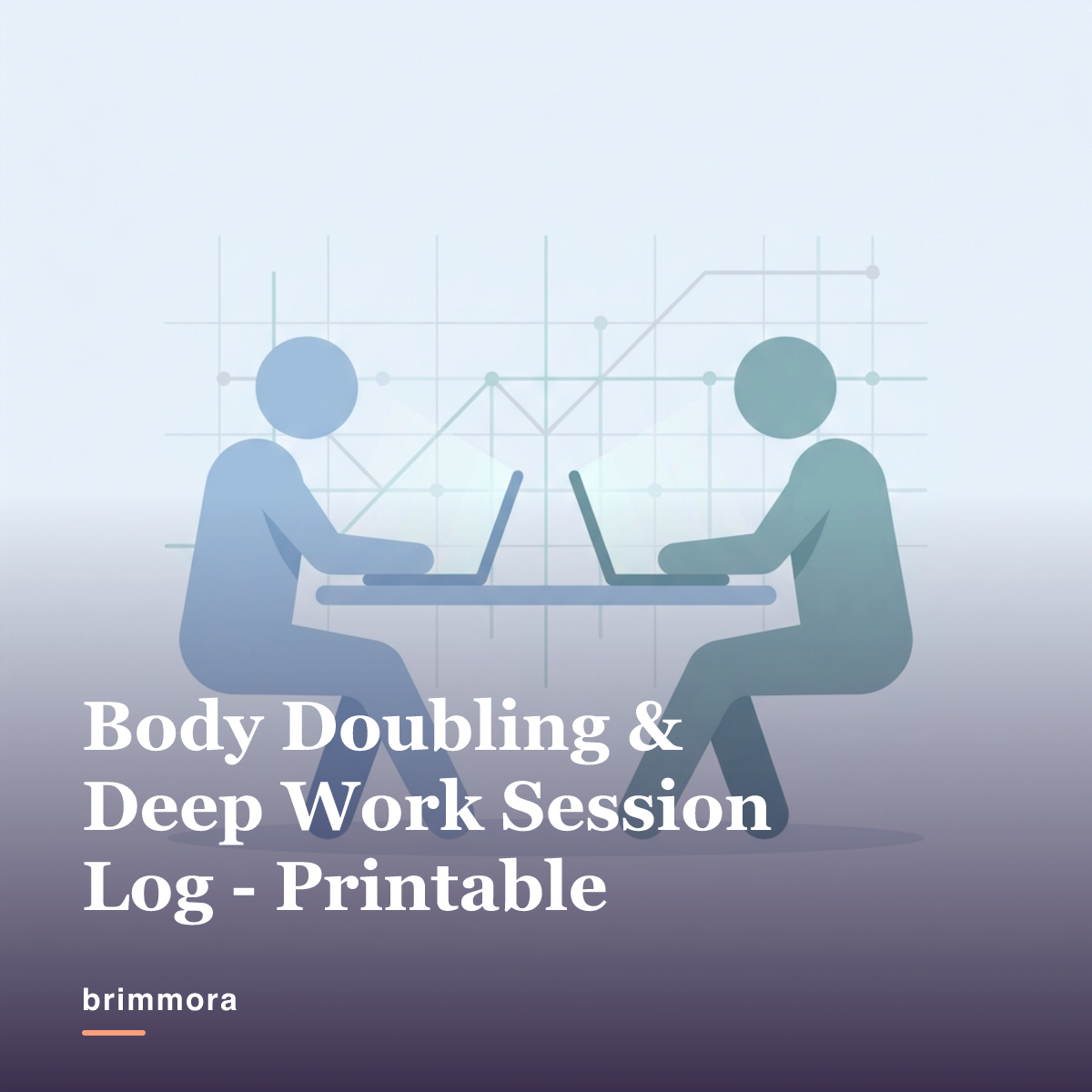 Body Doubling & Deep Work Session Log Printable Planner PDF