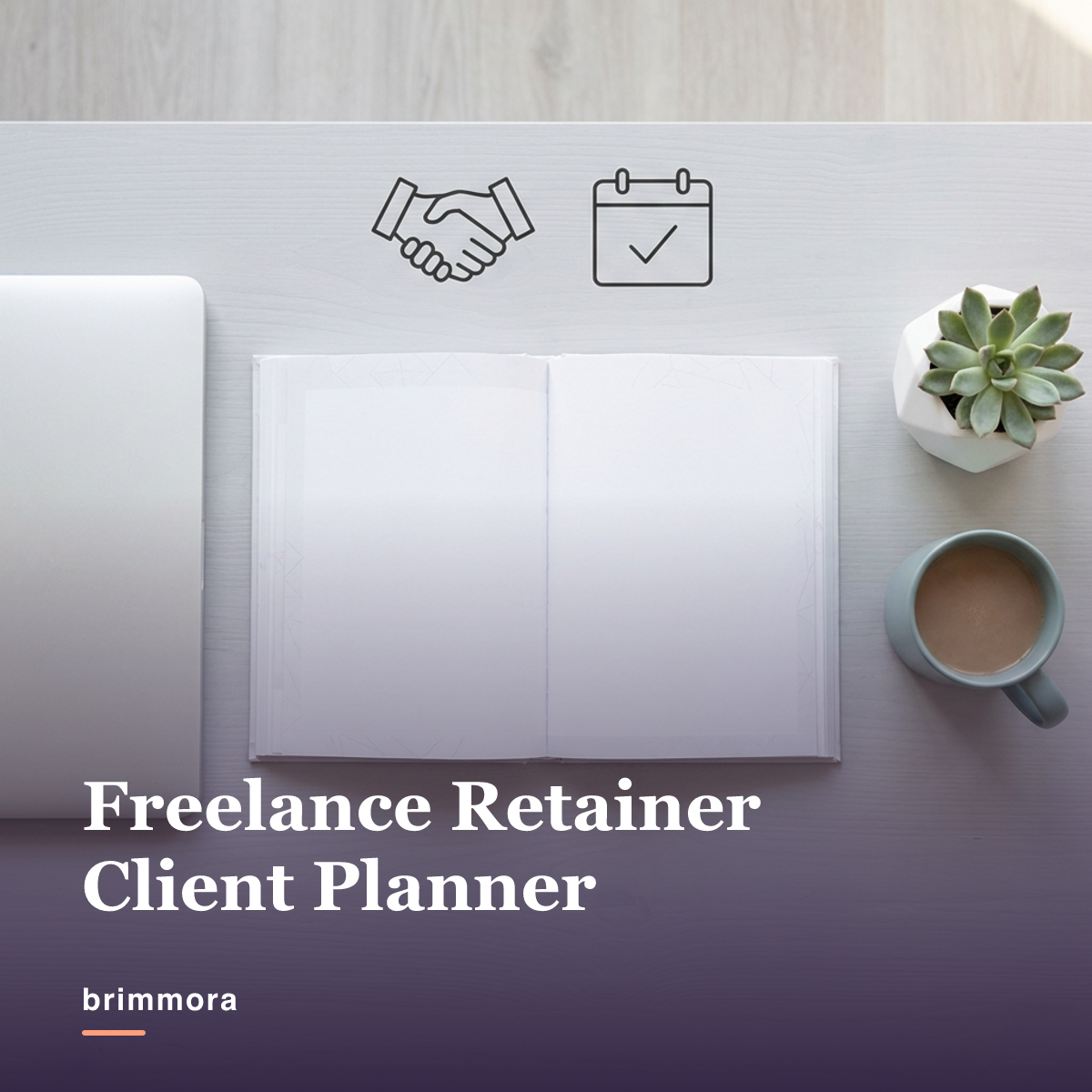 Freelance Planner with Retainer Tracker Client Log Printable PDF